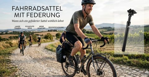 Fahrradsattel mit Federung – Wann sich ein gefederter Sattel wirklich lohnt - alpenbestsattel.com