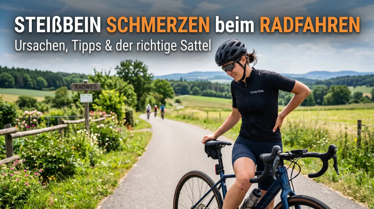 Steißbein Schmerzen beim Radfahren – Ursachen, Tipps und der richtige Sattel - alpenbestsattel.com