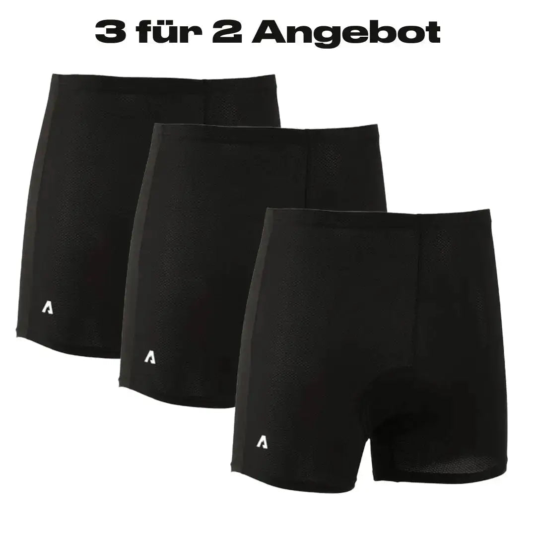 3er Set Gepolsterte Radunterwäsche - alpenbestsattel.com