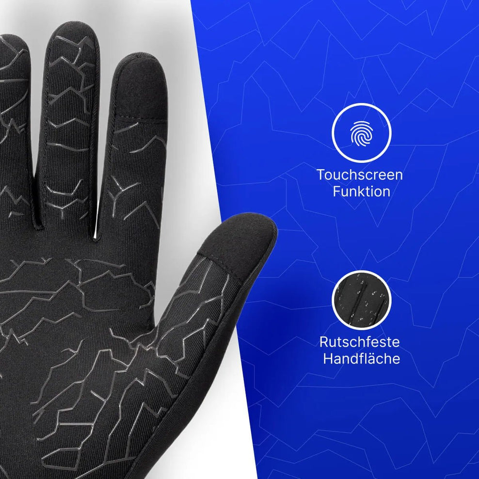 More grip on the handlebars: non-slip cycling gloves with finger sensitivity