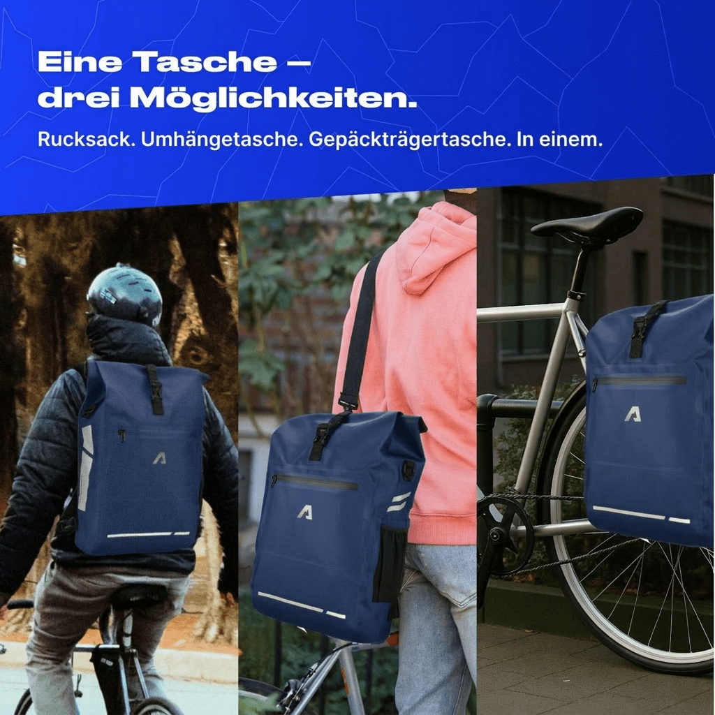 Alpensattel 3 in 1 Fahrradtasche - alpenbestsattel.com