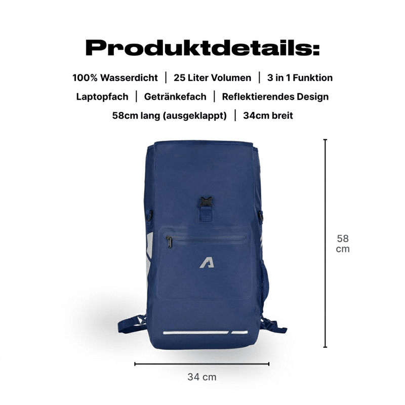 Alpensattel 3 in 1 Fahrradtasche - alpenbestsattel.com