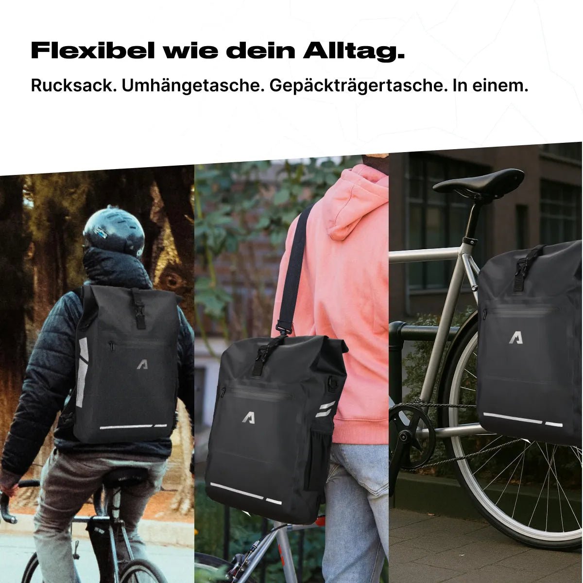 Alpensattel 3 in 1 Fahrradtasche - alpenbestsattel.com