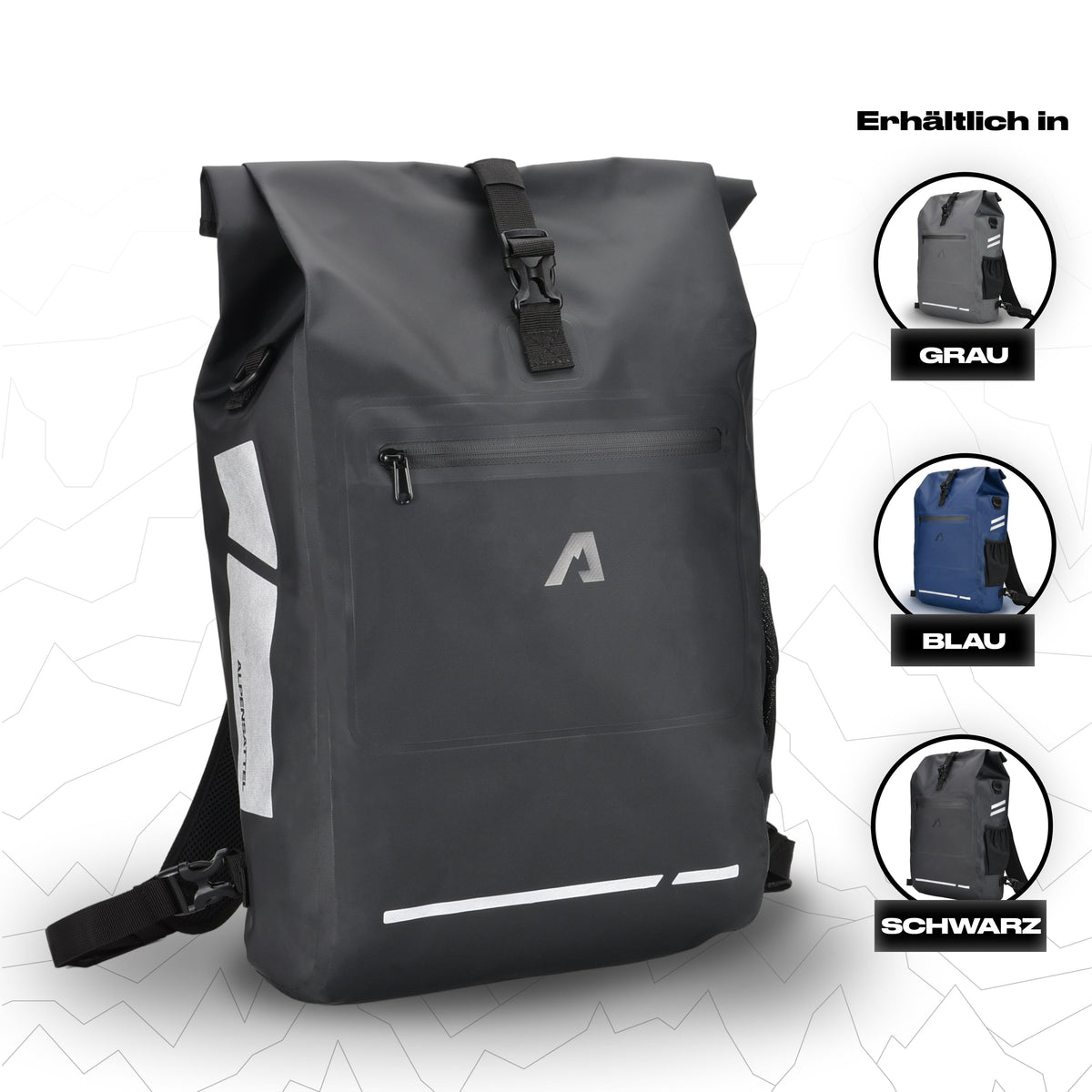 Alpensattel 3 in 1 Fahrradtasche - alpenbestsattel.com