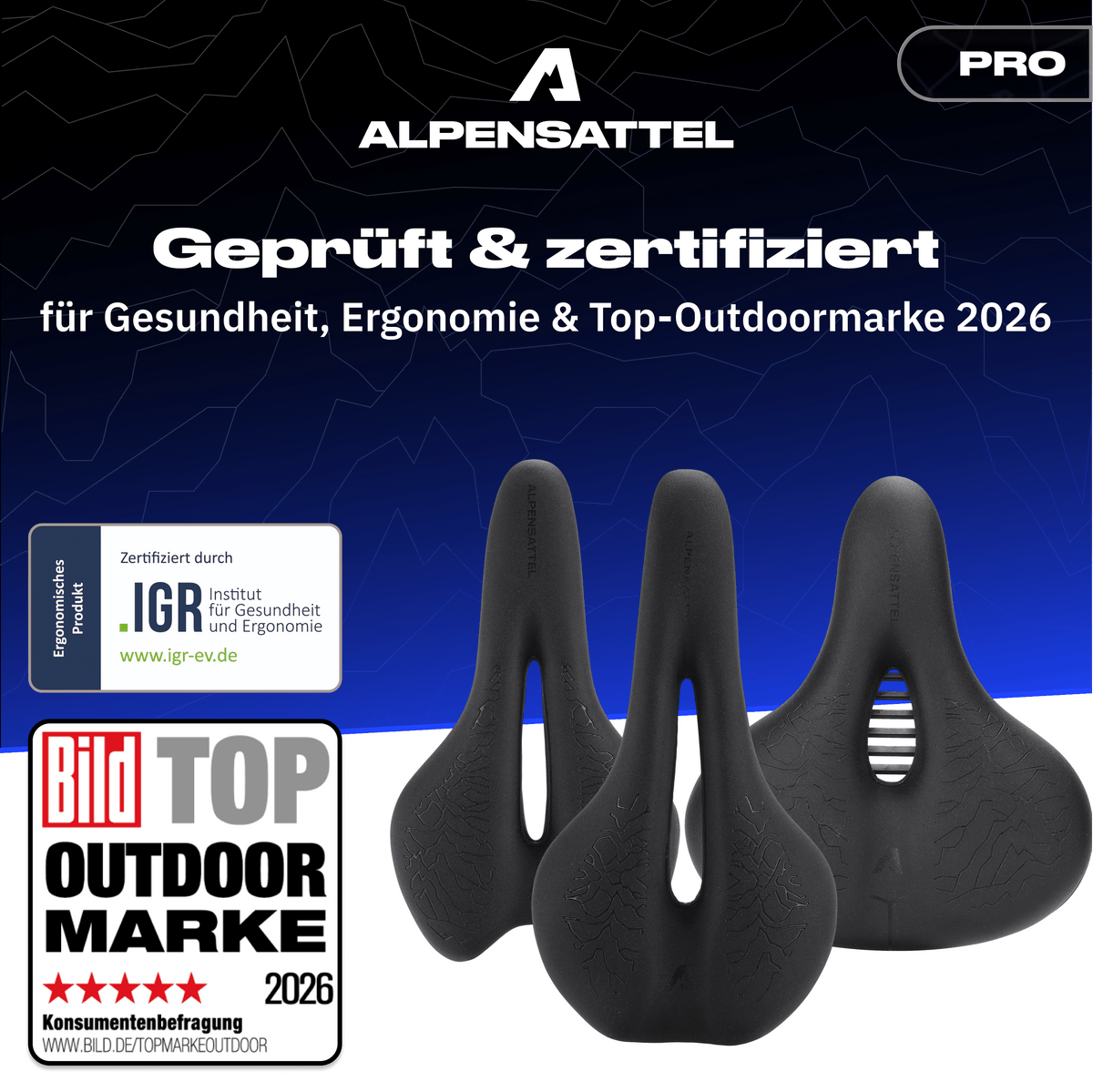 Alpensattel 3.0 Race PRO - alpenbestsattel.com