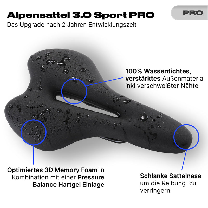 Alpensattel 3.0 Sport PRO - alpenbestsattel.com