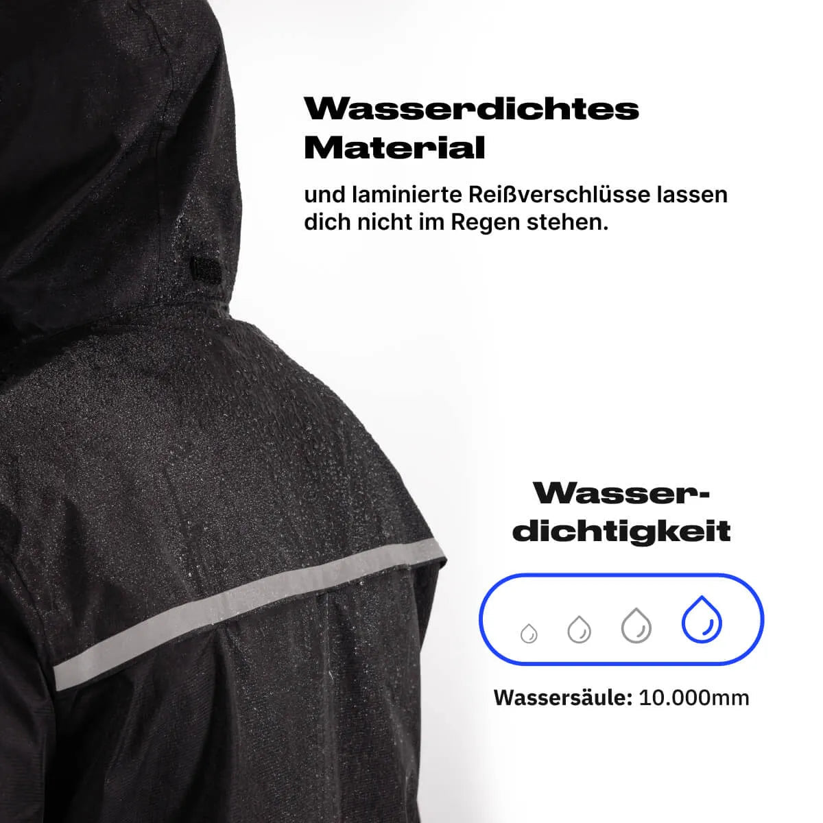 Alpensattel Rainshield - Wasserdichte Regenjacke - alpenbestsattel.com