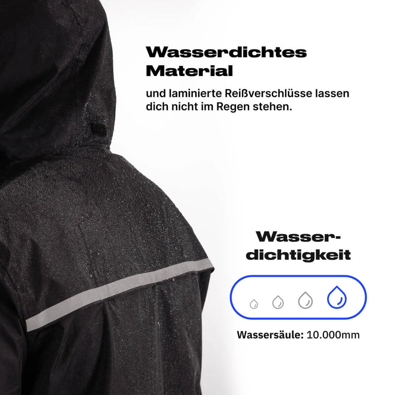 Alpensattel Rainshield - Wasserdichte Regenjacke - alpenbestsattel.com