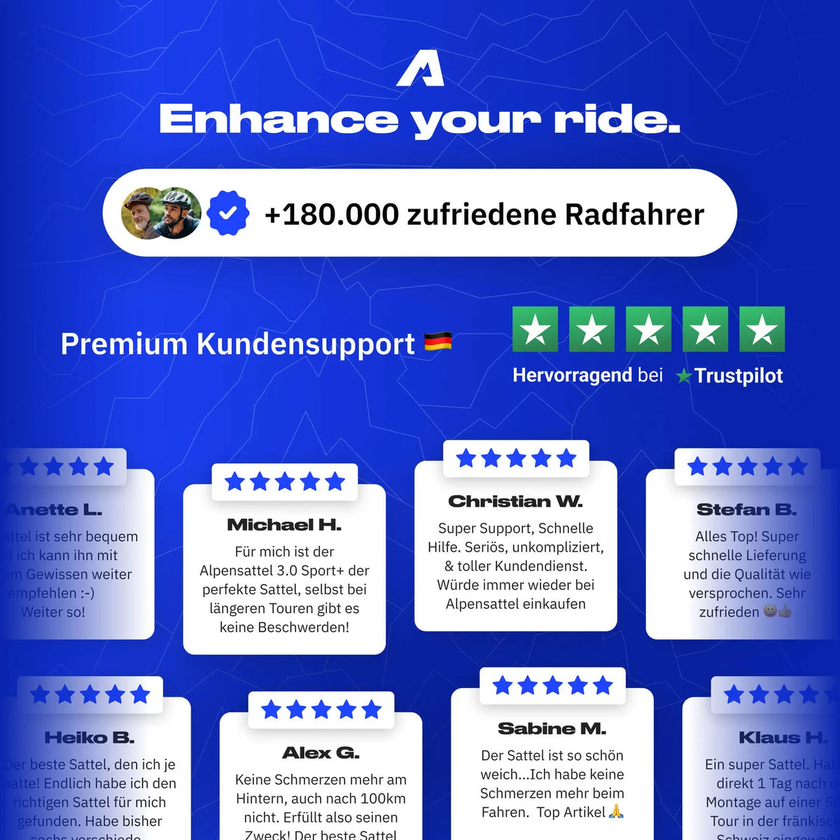 Fahrrad Schlauchschal - alpenbestsattel.com